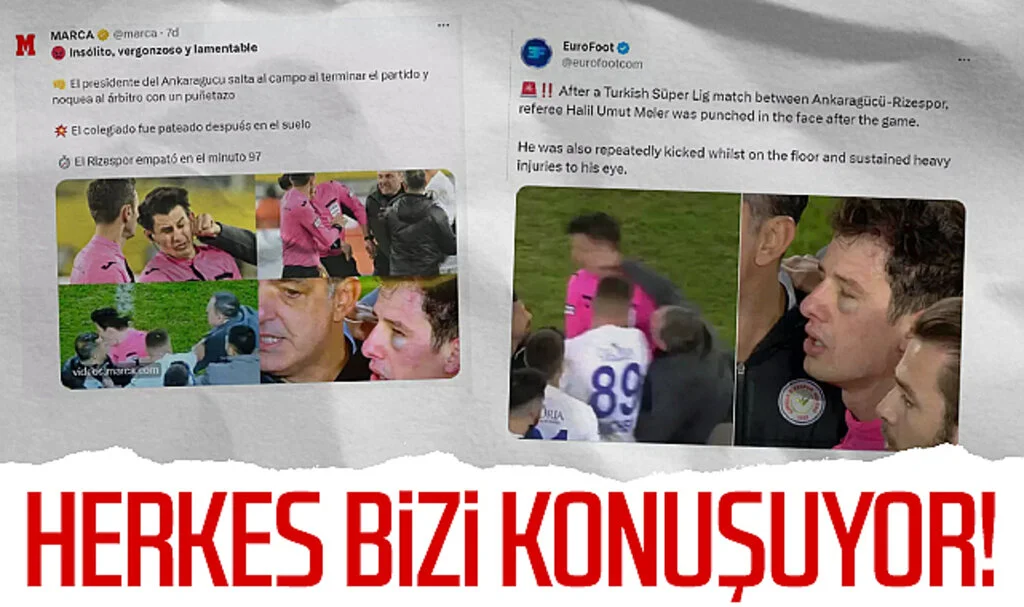 Dünya basınında Halil Umut Meler’e yapılan çirkin saldırı konuşuluyor