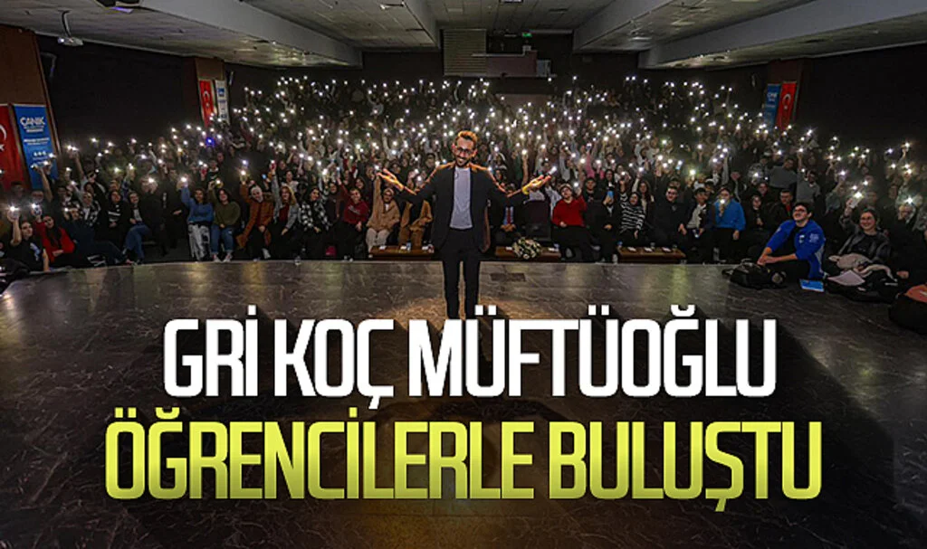 Gri Koç Müftüoğlu öğrencilerle buluştu 