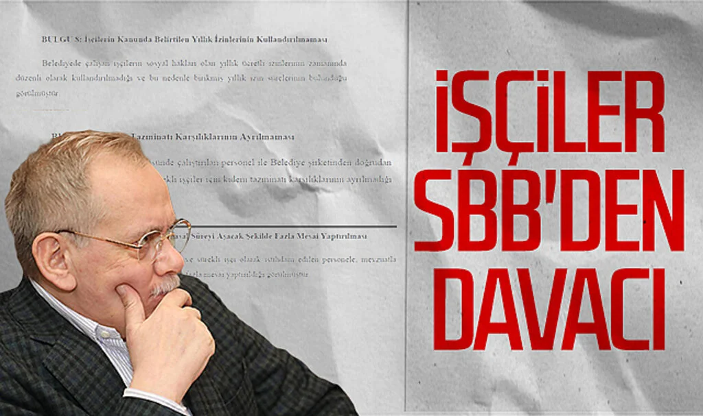 İşçiler Samsun Büyükşehir Belediyesi'nden davacı