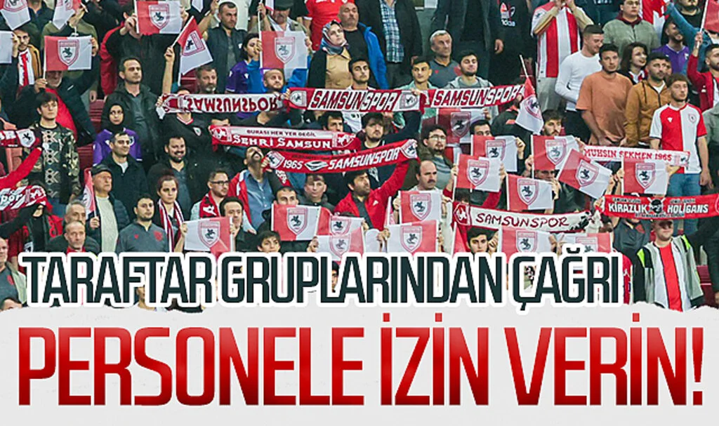Kurum amirlerine taraftar gruplarından çağrı; Personele izin verin!