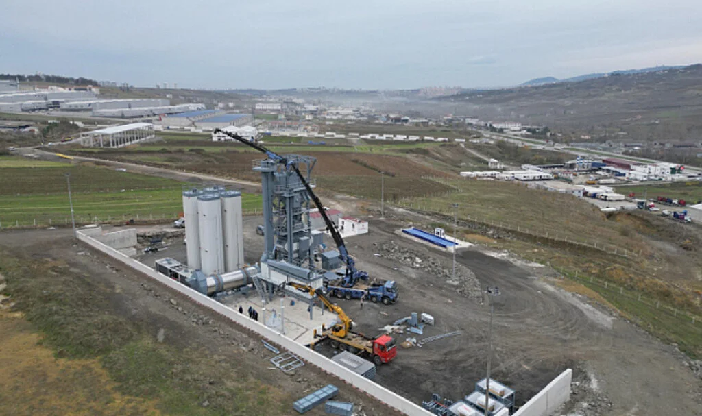 Samsun'a yeni asfalt üretim tesisi