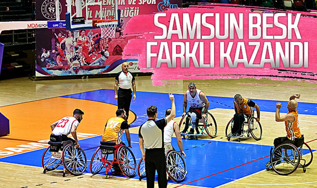 Samsun BESK farklı kazandı