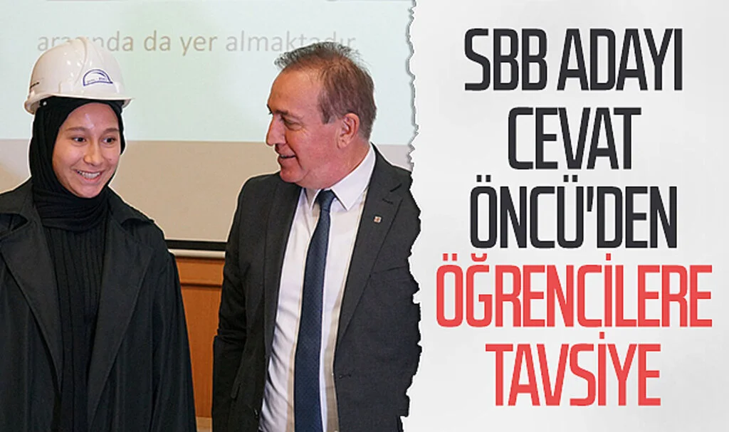 Samsun Büyükşehir Belediye adayı Öncü'den öğrencilere tavsiye