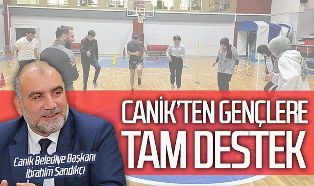 Samsun Canik Belediyesi'nden gençlere tam destek 