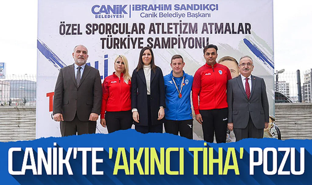 Samsun Canik'te 'Akıncı TİHA' pozu 
