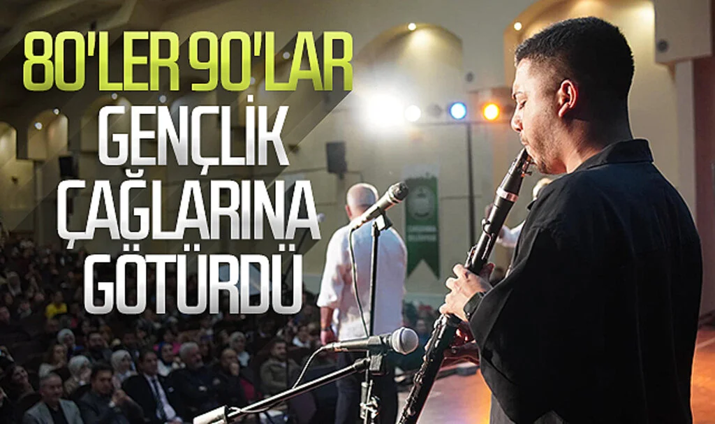 Samsun Çarşamba'da 80'ler 90'lar gençlik çağlarına götürdü