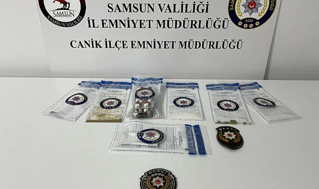 Samsun'da 12,5 yıl hapis cezası bulunan şahıs uyuşturucuyla yakalandı