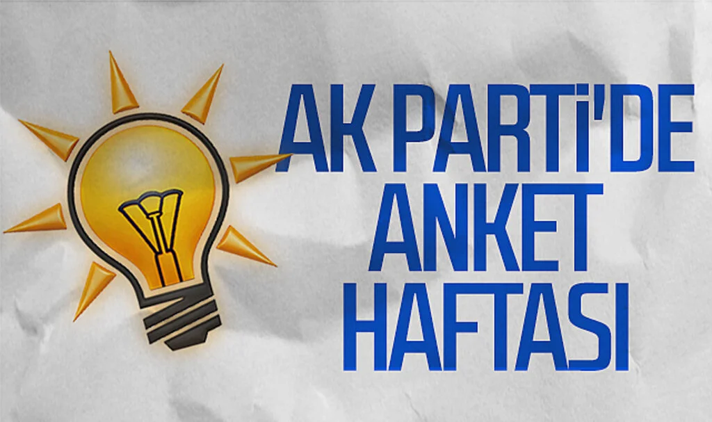 Samsun'da AK Parti'de anket haftası