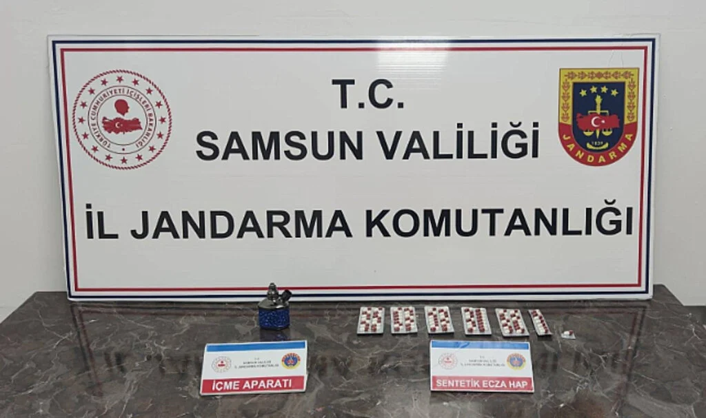 Samsun'da Jandarmadan uyuşturucu baskını