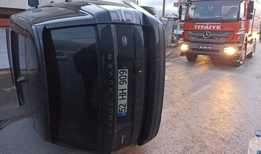 Samsun'da kaza 4 yaralı