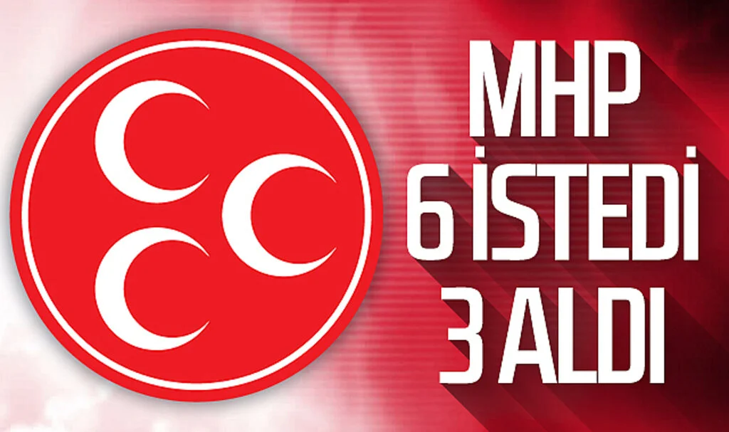 Samsun'da MHP 6 istedi 3 aldı 