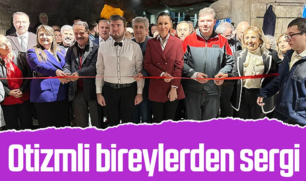 Samsun'da Otizmli bireylerden sergi