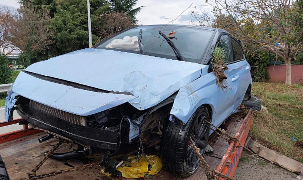 Samsun'da otomobil takla attı: 1 yaralı