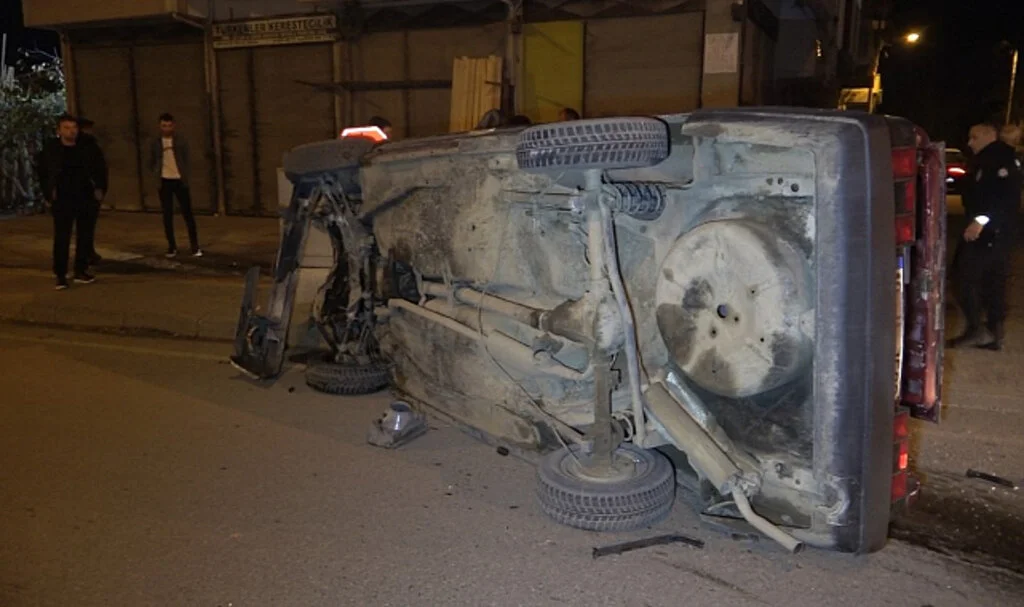Samsun'da otomobil yan yola uçtu, sürücü kayıplara karıştı