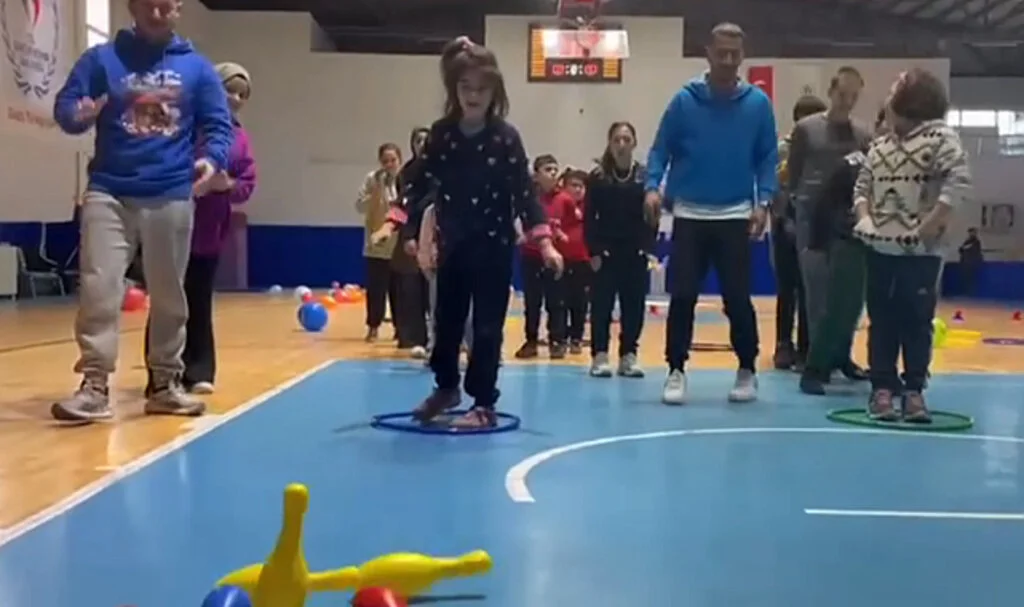 Samsun'da özel çocuklar doyasıya eğlendi
