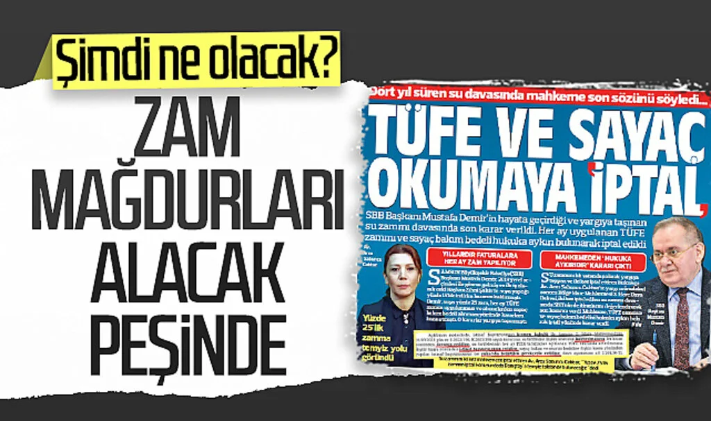 Samsun'da su zammı mağdurları alacak peşinde! Şimdi ne olacak?