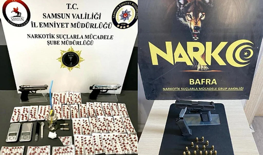 Samsun'da uyuşturucu ile mücadele: Çok sayıda narkotik madde ele geçirildi