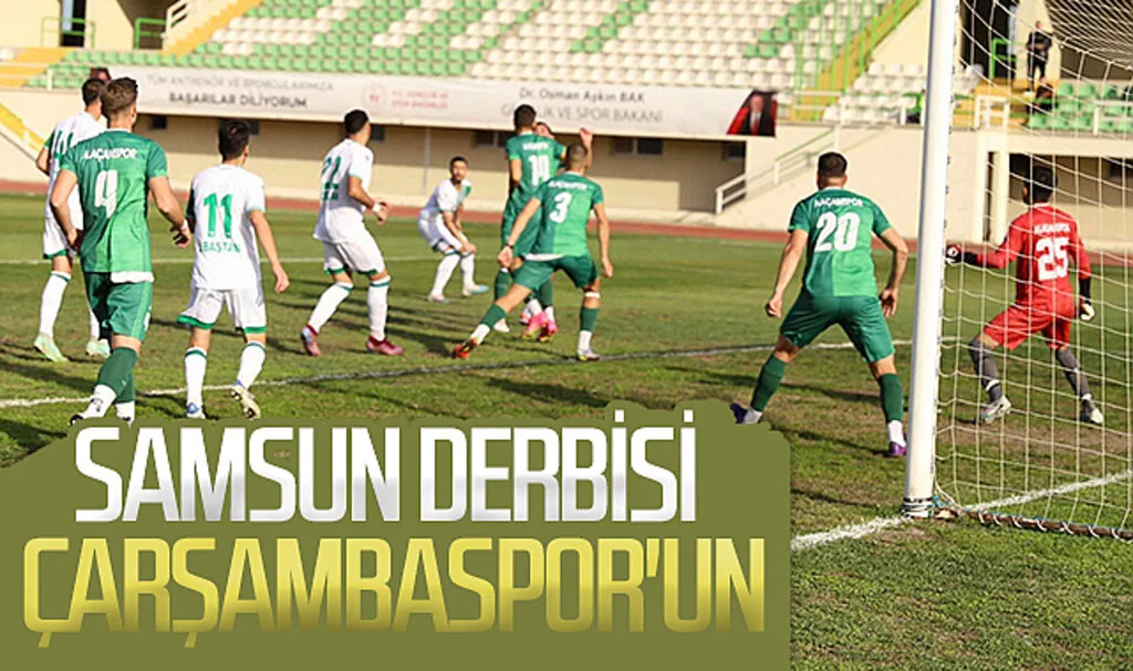 Samsun derbisi Çarşambaspor'un