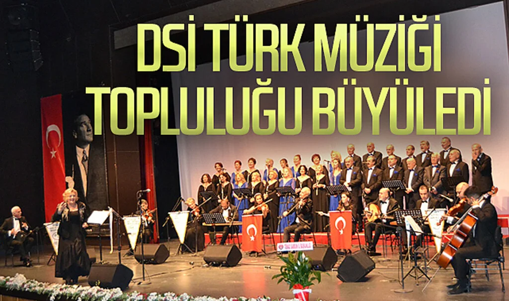 Samsun DSİ Türk Müziği Topluluğu büyüledi 