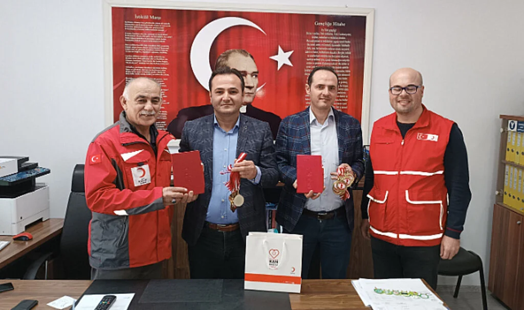Samsun Havza'da velilerden kan bağışı