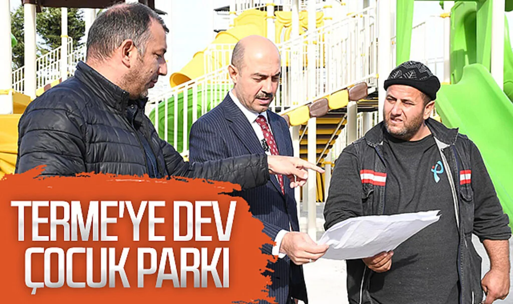 Samsun Terme'ye dev çocuk parkı