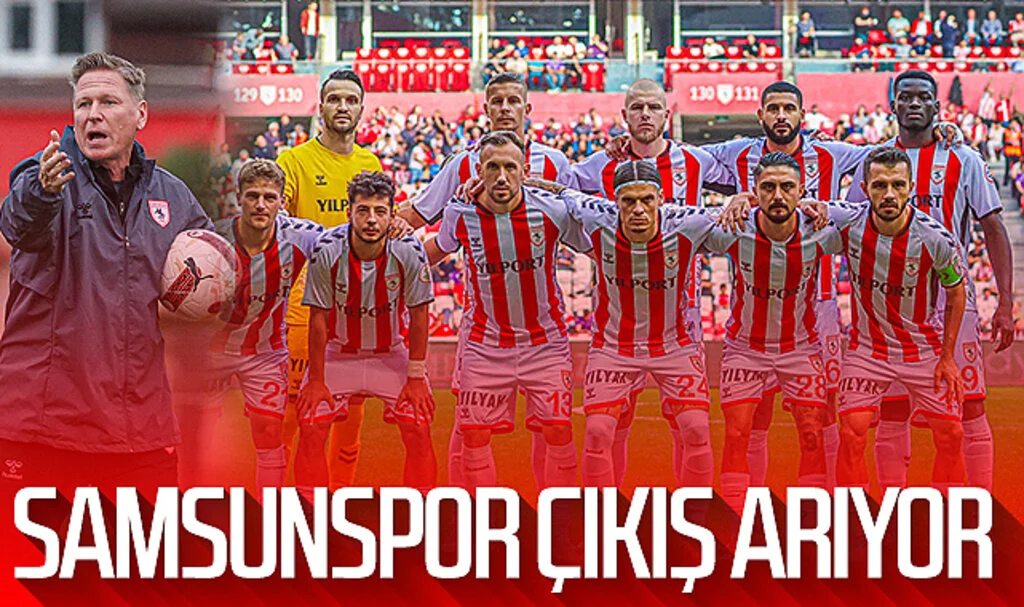 Samsunspor çıkış arıyor