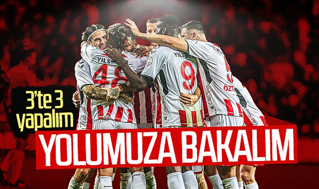 Samsunspor'da hedef 3'te 3 yapmak