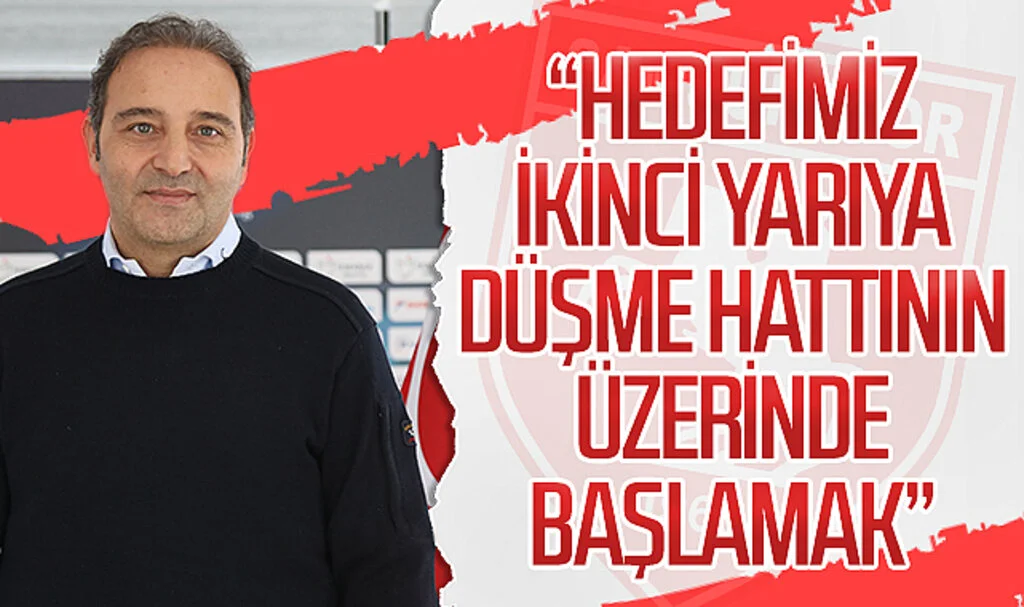 Samsunspor'da hedef, ikinci yarıya düşme hattının üzerinde başlamak