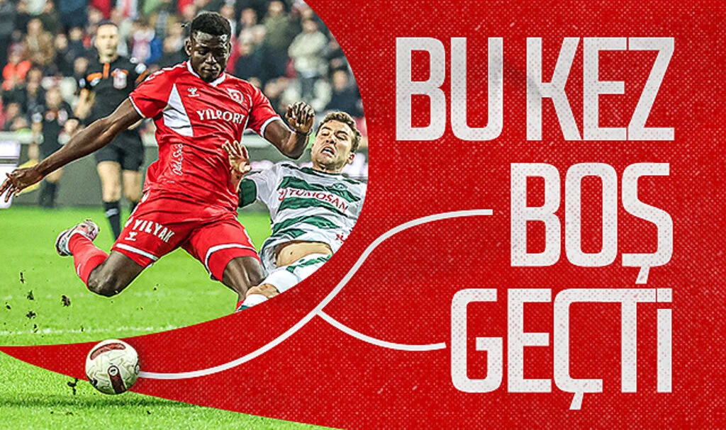 Samsunspor'da Marius bu sefer gol atamadı