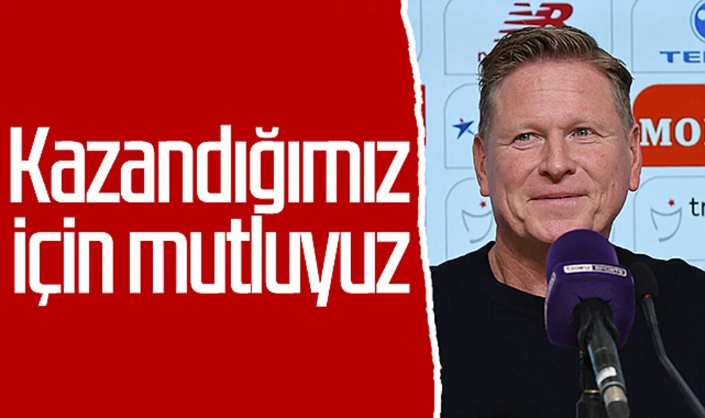 Samsunspor'da Markus Gisdol'dan Adana Demirspor maçı sonrası açıklama: "Kazandığımız için mutluyuz"