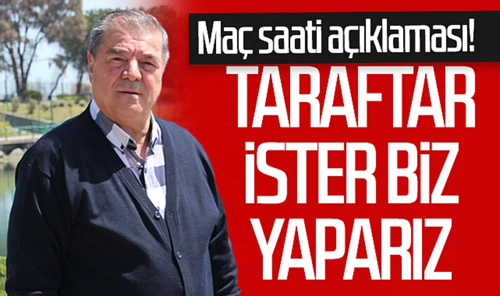 Samsunspor’da Veysel Bilen’den maç saati açıklaması: ‘Taraftar ister biz yaparız’