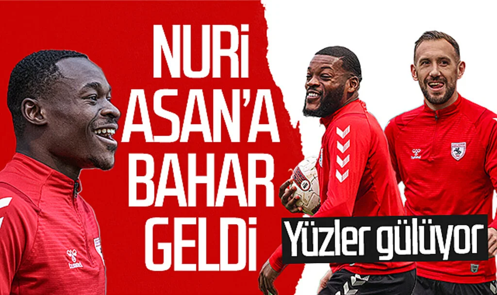 Samsunspor Nuri Asan Tesislerine bahar geldi! Yüzler gülüyor