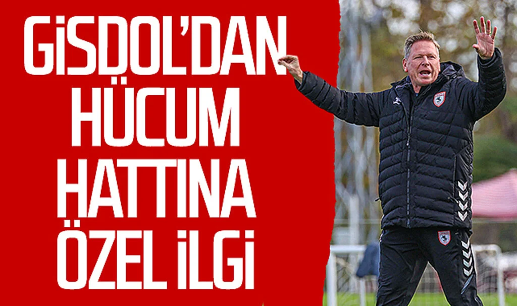 Samsunspor Teknik Direktörü Markus Gisdol’dan hücum hattına özel ilgi