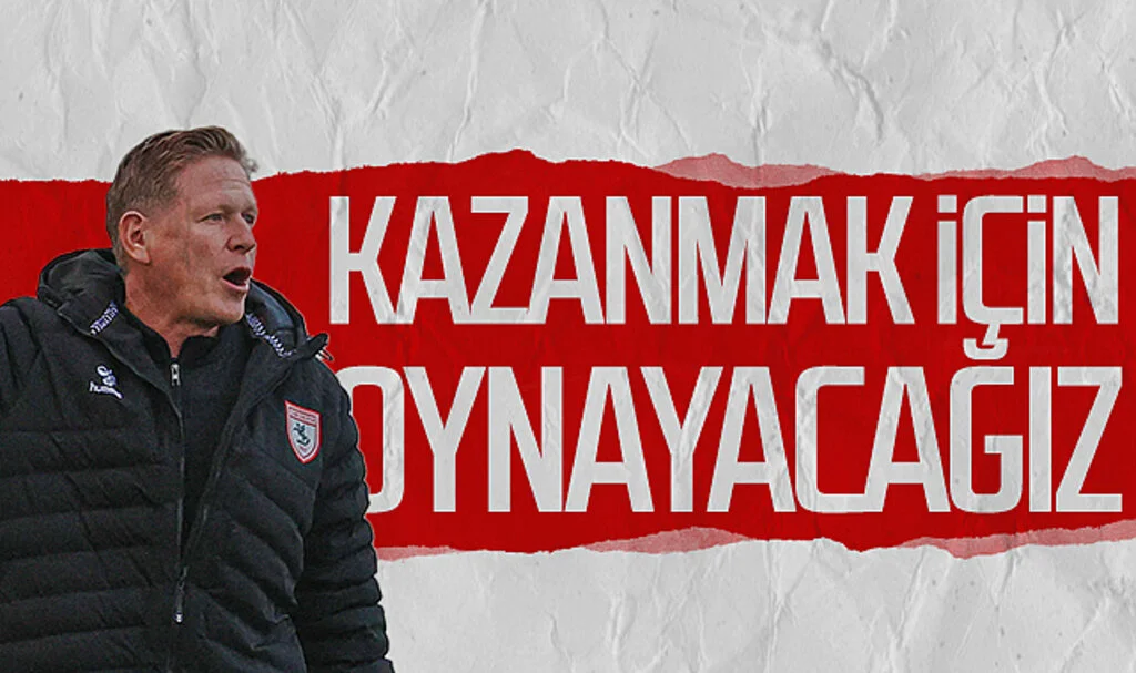 Samsunspor Teknik Direktörü Markus Gisdol: "Kazanmak için oynayacağız"
