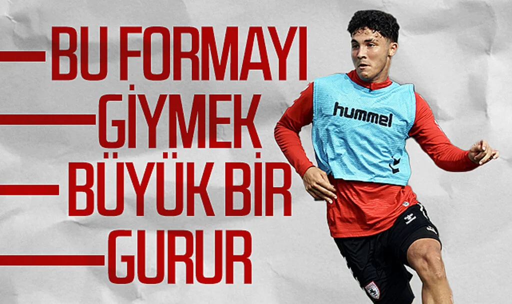 Samsunspor'un genç oyuncusu Enes Albak: 'Bu formayı giymek bir gurur'
