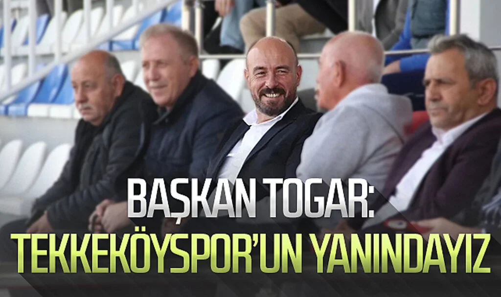 Tekkeköy Belediye Başkanı Hasan Togar Tekkeköyspor'u kutladı