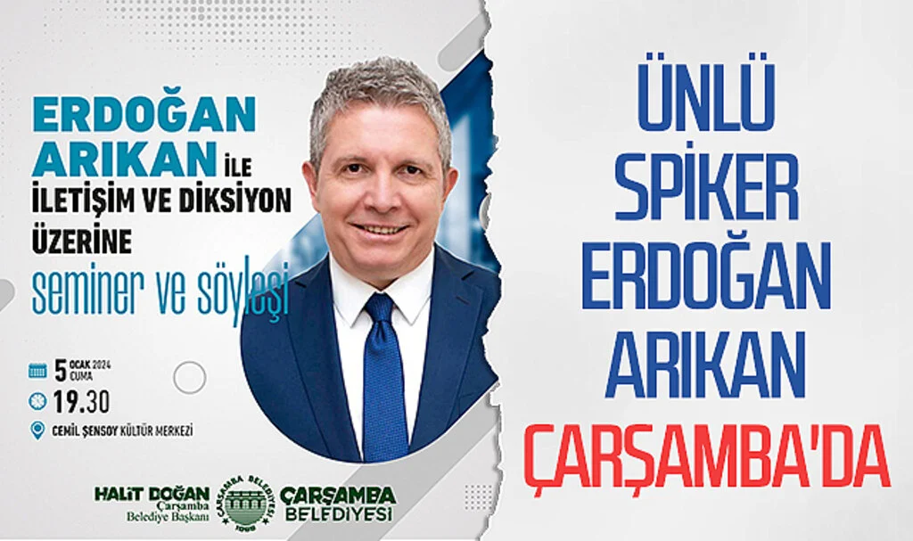 TRT Spor'un Ünlü spikeri Erdoğan Arıkan Çarşamba'da 