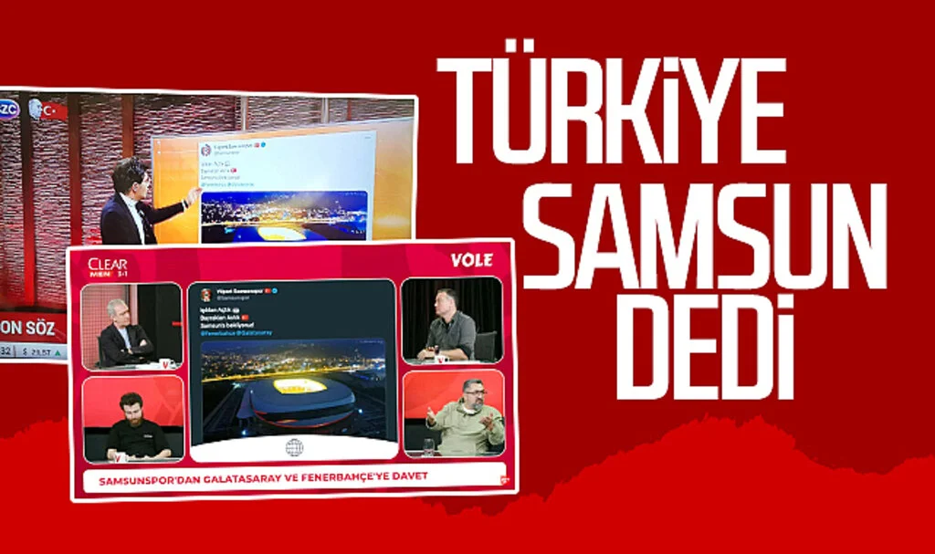 Türkiye Süper Kupa finali için ‘Samsun’ dedi