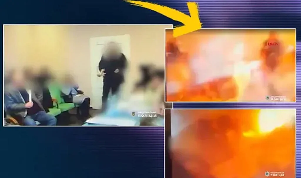 Ukrayna'dan korkunç görüntüler! Kameralar kayıttaydı: Milletvekili yerel meclis toplantısının yapıldığı odada el bombası patlattı.. 1 ölü, 6'sı ağır 26 yaralı