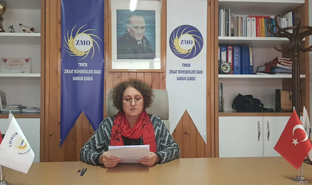 ZMO Samsun Şube Başkanı Havva Yurduseven Bayzat,: Tarım danışmanları  insanca yaşamak istiyor 