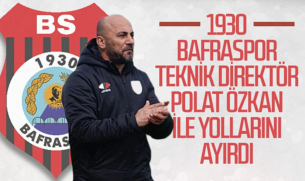 1930 Bafraspor teknik direktör Polat Özkan ile yollarını ayırdı
