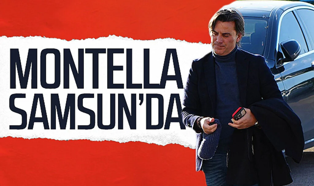 A Milli Futbol Takımı Teknik Direktörü Montella Samsun'da temaslarda bulundu