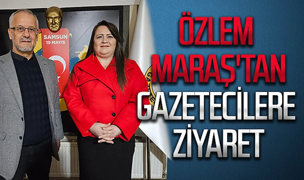 AK Parti Atakum Belediye Başkan Aday Adayı Özlem Maraş'tan gazetecilere ziyaret