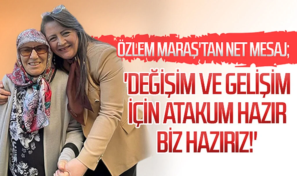 AK Parti Atakum Belediye Başkan aday adayı Özlem Maraş'tan net mesaj; 'Değişim ve gelişim için Atakum hazır, biz hazırız!'