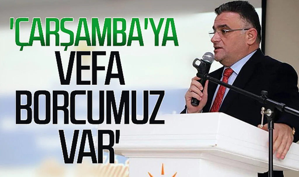 AK Parti Çarşamba Belediye Başkan aday adayı Ender Gür: 'Çarşamba'ya vefa borcumuz var'