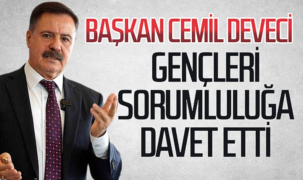 Atakum Belediye Başkanı Av. Cemil Deveci:  "Siyaset kurumu gençlerin geleceğini karartıyor"