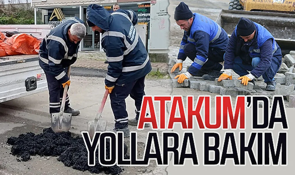 Atakum’da yol çalışmaları son hız devam ediyor
