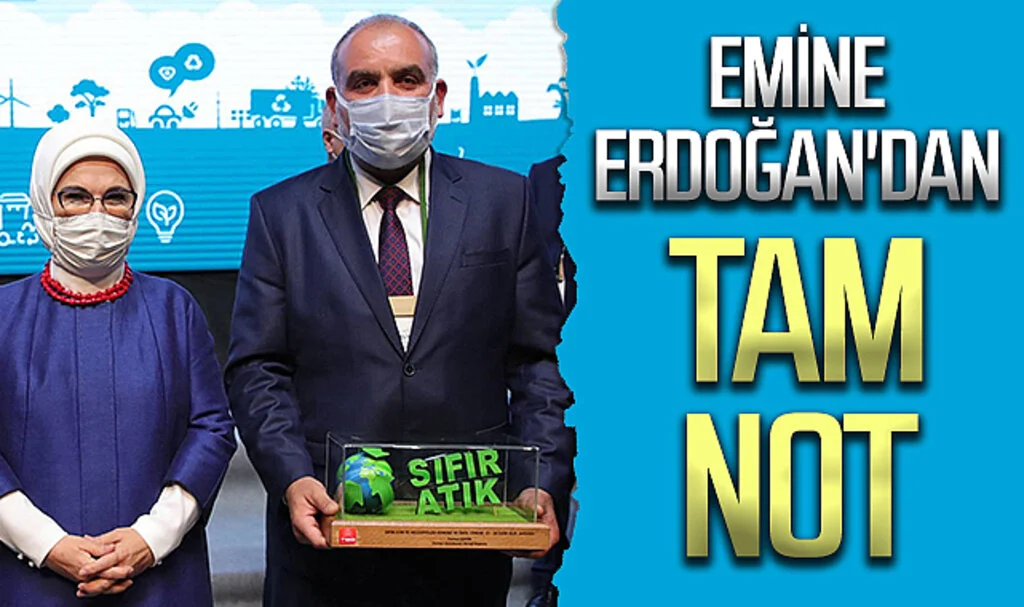 Canik Orman Okulu projesi Emine Erdoğan'dan tam not aldı