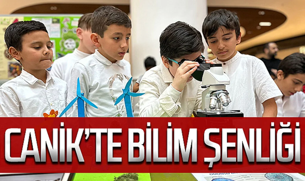 Canik Özdemir Bayraktar Keşif kampüsü öğrencilerinin yaptığı projeler bilim şenliğinde sergilendi