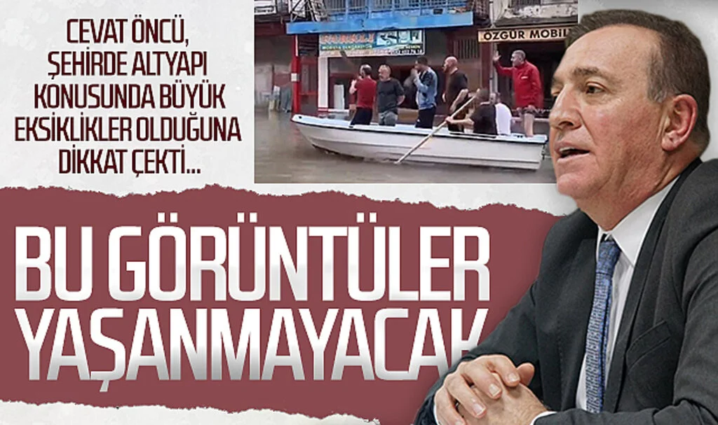 Cevat Öncü, şehirde altyapı konusunda büyük eksiklikler olduğuna dikkat çekti...